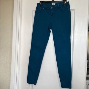 S & CO teal blue skinny jeans size 6